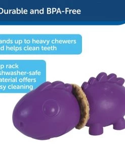 Busy Buddy Dinosaur Treat Dispenser Tough Dog Chew Toy -PetSafe Store 105217 PT4. SY630 V1602338785