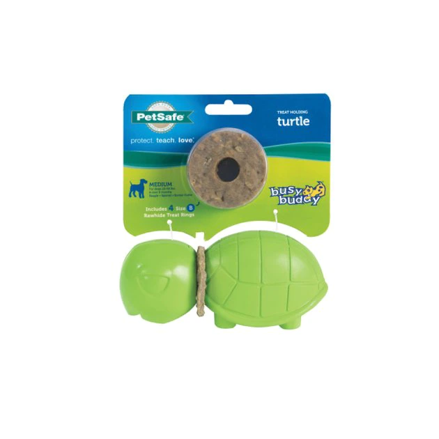 Busy Buddy Turtle Treat Dispenser Tough Dog Chew Toy 1 Busy Buddy Turtle Treat Dispenser Tough Dog Chew Toy
