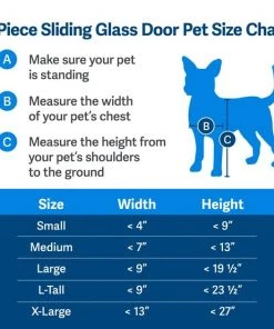 PetSafe Sliding 81-in Glass Pet Door -PetSafe Store 106592 PT2. SY630 V1657655127