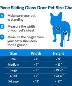 PetSafe 96-in Sliding Glass Pet Door 10 PetSafe 96-in Sliding Glass Pet Door -PetSafe Store 106597 PT2. SY630 V1657655127