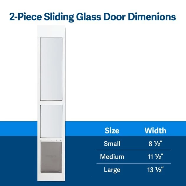 PetSafe Sliding Glass Pet Door, 2-Piece 6 PetSafe Sliding Glass Pet Door, 2-Piece - Image 6