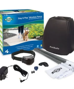 PetSafe Stay & Play Wireless Fence with Replaceable Battery Collar