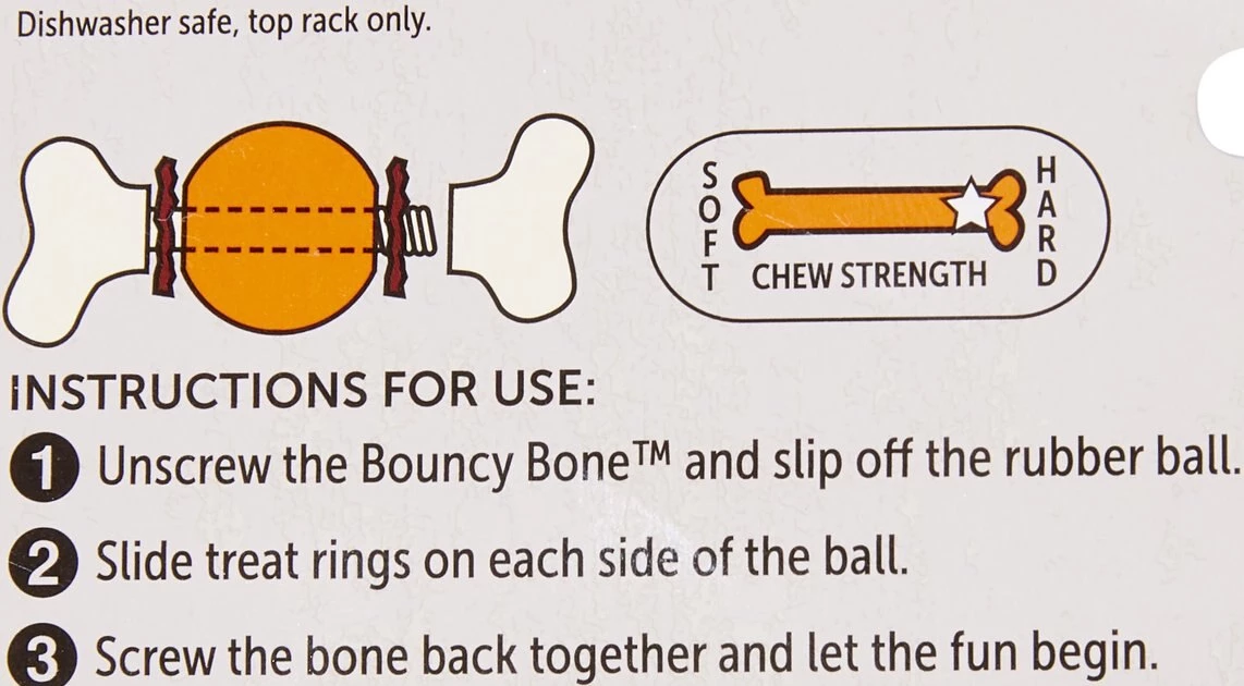 Busy Buddy Bouncy Bone Treat Dispenser Tough Dog Chew Toy 8 Busy Buddy Bouncy Bone Treat Dispenser Tough Dog Chew Toy - Image 8