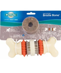 Busy Buddy Bristle Bone Treat Dispenser Tough Dog Chew Toy -PetSafe Store 121024 PT2. SY630 V1496258488