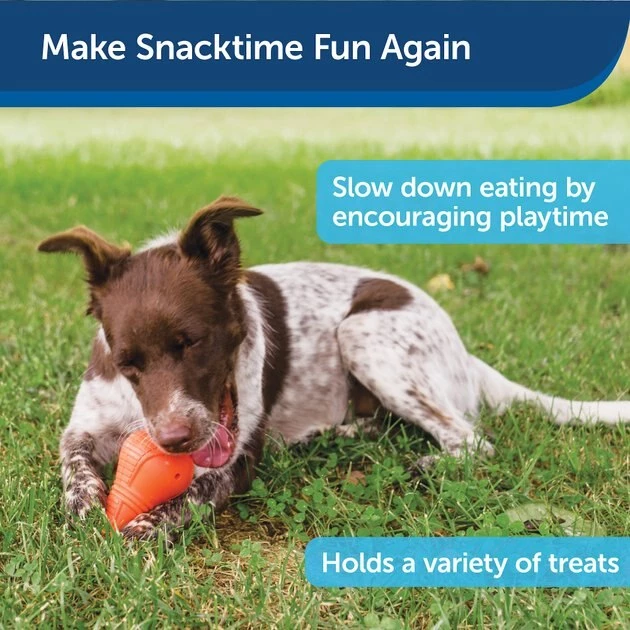 PetSafe Sportsmen Squeak-N-Treat Booya Tough Dog Chew Toy 4 PetSafe Sportsmen Squeak-N-Treat Booya Tough Dog Chew Toy - Image 4