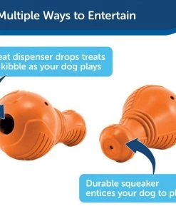 PetSafe Sportsmen Squeak-N-Treat Booya Tough Dog Chew Toy 14 PetSafe Sportsmen Squeak-N-Treat Booya Tough Dog Chew Toy -PetSafe Store 121354 PT5. SY630 V1599756689