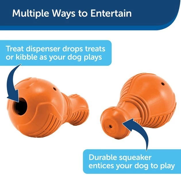 PetSafe Sportsmen Squeak-N-Treat Booya Tough Dog Chew Toy 6 PetSafe Sportsmen Squeak-N-Treat Booya Tough Dog Chew Toy - Image 6