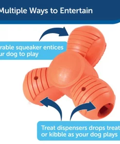 PetSafe Sportsmen Squeak-N-Treat Troog Tough Dog Chew Toy -PetSafe Store 121357 PT5. SY630 V1599830756