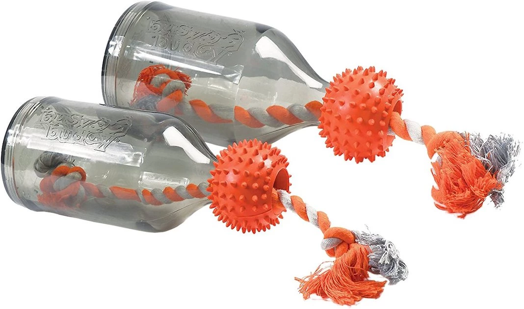 PetSafe Sportsmen Tug A Jug Treat Dispensing Tough Dog Chew Toy 3 PetSafe Sportsmen Tug A Jug Treat Dispensing Tough Dog Chew Toy - Image 3