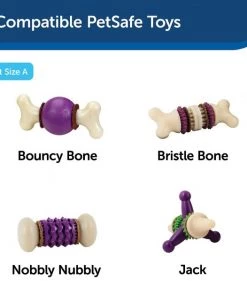 Busy Buddy Peanut Butter & Rawhide Variety Pack Refill Rings Dog Treat, Medium -PetSafe Store 121411 PT4. SY630 V1647461195