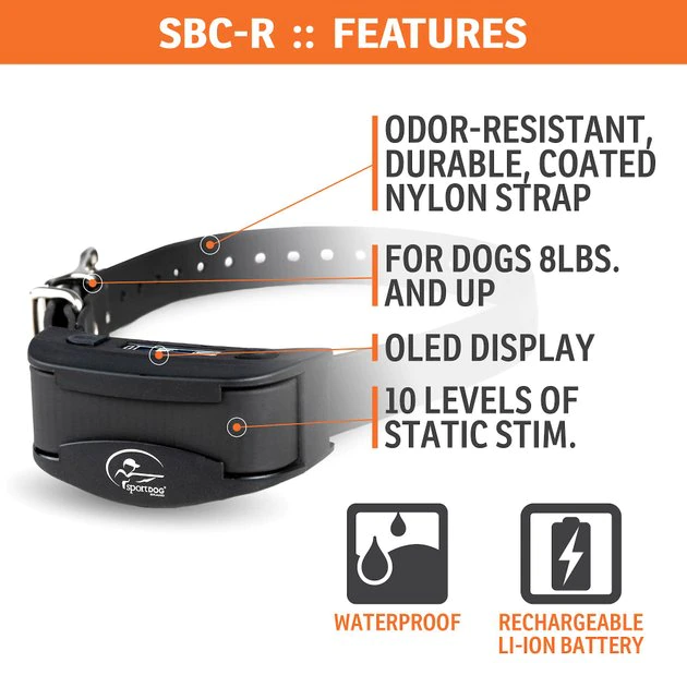 SportDOG NoBark SBC-R Waterproof Rechargeable Dog Bark Collar 3 SportDOG NoBark SBC-R Waterproof Rechargeable Dog Bark Collar - Image 3