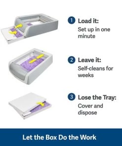 PetSafe ScoopFree Lavender Scented Non-Clumping Crystal Cat Litter 10 PetSafe ScoopFree Lavender Scented Non-Clumping Crystal Cat Litter -PetSafe Store 141522 PT3. SY630 V1648065135