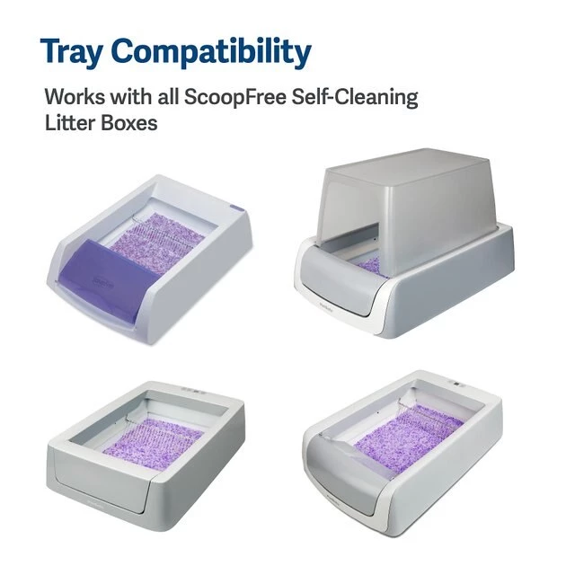 PetSafe ScoopFree Lavender Scented Non-Clumping Crystal Cat Litter 6 PetSafe ScoopFree Lavender Scented Non-Clumping Crystal Cat Litter - Image 6