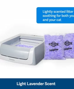 ScoopFree Lavender Scented Non-Clumping Crystal Cat Litter -PetSafe Store 141527 PT3. SY630 V1648067210