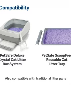 ScoopFree Lavender Scented Non-Clumping Crystal Cat Litter -PetSafe Store 141527 PT4. SY630 V1648067214