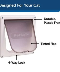 PetSafe 4-Way Locking Pet Door, Up to 15-lbs -PetSafe Store 154662 PT2. SY630 V1628119917