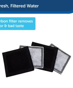 PetSafe Current Pet Fountain Replacement Carbon Filter 8 PetSafe Current Pet Fountain Replacement Carbon Filter -PetSafe Store 156524 PT2. SY630 V1626449782