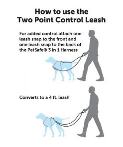 PetSafe Two Point Control Nylon Reflective Dog Leash 6 PetSafe Two Point Control Nylon Reflective Dog Leash -PetSafe Store 159054 PT2. SY630 V1549463826