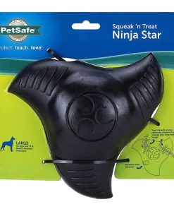 PetSafe Squeak 'n Treat Ninja Star Tough Dog Chew Toy 10 PetSafe Squeak 'n Treat Ninja Star Tough Dog Chew Toy -PetSafe Store 159063 PT2. SY630 V1549483030