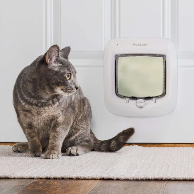 PetSafe 4-Way Locking Microchip Entry Cat Door 1 PetSafe 4-Way Locking Microchip Entry Cat Door