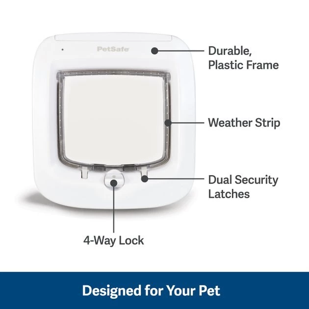 PetSafe 4-Way Locking Microchip Entry Cat Door 3 PetSafe 4-Way Locking Microchip Entry Cat Door - Image 3
