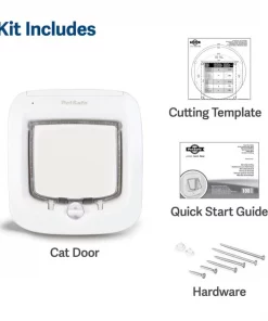 PetSafe 4-Way Locking Microchip Entry Cat Door 10 PetSafe 4-Way Locking Microchip Entry Cat Door -PetSafe Store 159086 PT4. SY630 V1626447712