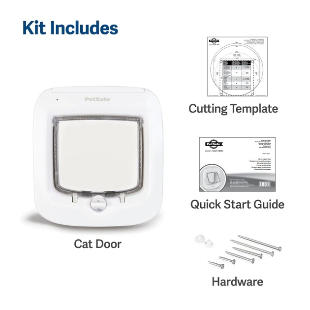 PetSafe 4-Way Locking Microchip Entry Cat Door 5 PetSafe 4-Way Locking Microchip Entry Cat Door - Image 5