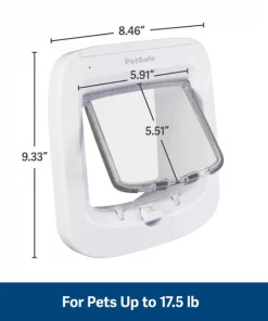 PetSafe 4-Way Locking Microchip Entry Cat Door 11 PetSafe 4-Way Locking Microchip Entry Cat Door -PetSafe Store 159086 PT5. SY630 V1626450439