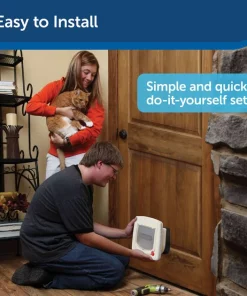 PetSafe 4-Way Locking Cat Door & Tunnel -PetSafe Store 185280 PT3. SY630 V1628119907