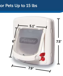 PetSafe 4-Way Locking Cat Door & Tunnel -PetSafe Store 185280 PT5. SY630 V1628121390