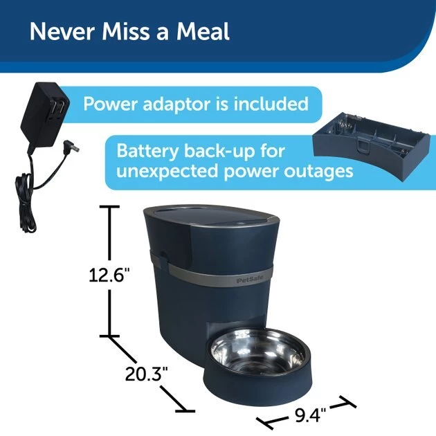 PetSafe Smart Feed 2.0 Wifi-Enabled Automatic Dog & Cat Feeder 4 PetSafe Smart Feed 2.0 Wifi-Enabled Automatic Dog & Cat Feeder - Image 4