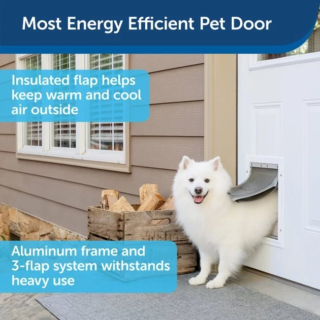 PetSafe Aluminum Extreme Weather Dog & Cat Door 6 PetSafe Aluminum Extreme Weather Dog & Cat Door - Image 6