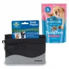 PetSafe||Puppy Chow PetSafe Mini Treat Pouch, Black & Puppy Chow Healthy Start Salmon Flavor Training Dog Treats