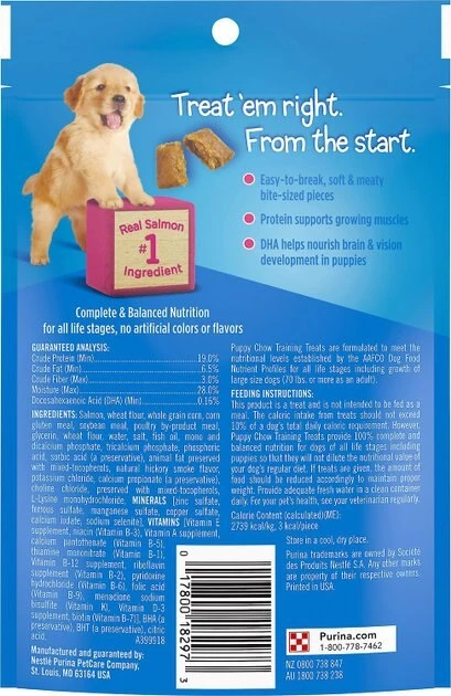 PetSafe||Puppy Chow PetSafe Mini Treat Pouch, Black & Puppy Chow Healthy Start Salmon Flavor Training Dog Treats 4 PetSafe||Puppy Chow PetSafe Mini Treat Pouch, Black & Puppy Chow Healthy Start Salmon Flavor Training Dog Treats - Image 4