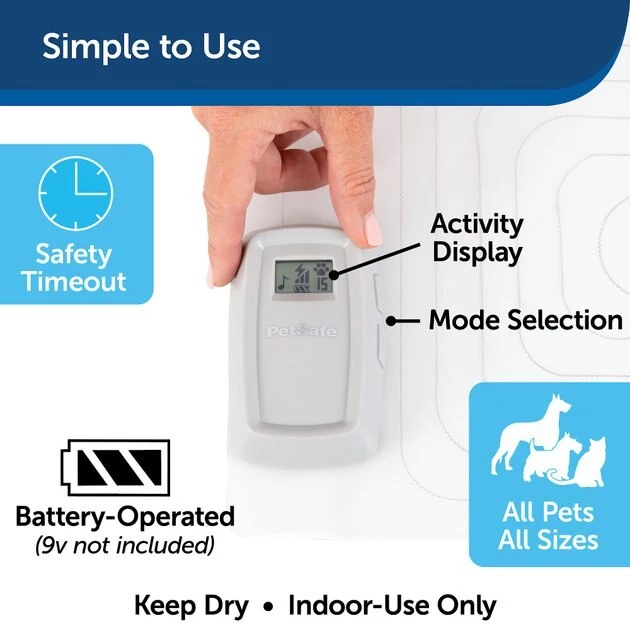 PetSafe Generation 2 ScatMat Curved Dog & Cat Training Mat 5 PetSafe Generation 2 ScatMat Curved Dog & Cat Training Mat - Image 5