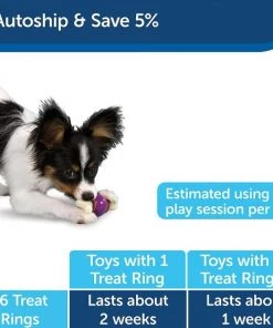 Busy Buddy Natural Rawhide Rings Dog Treats, size C -PetSafe Store 334262 PT5. SY630 V1635378399