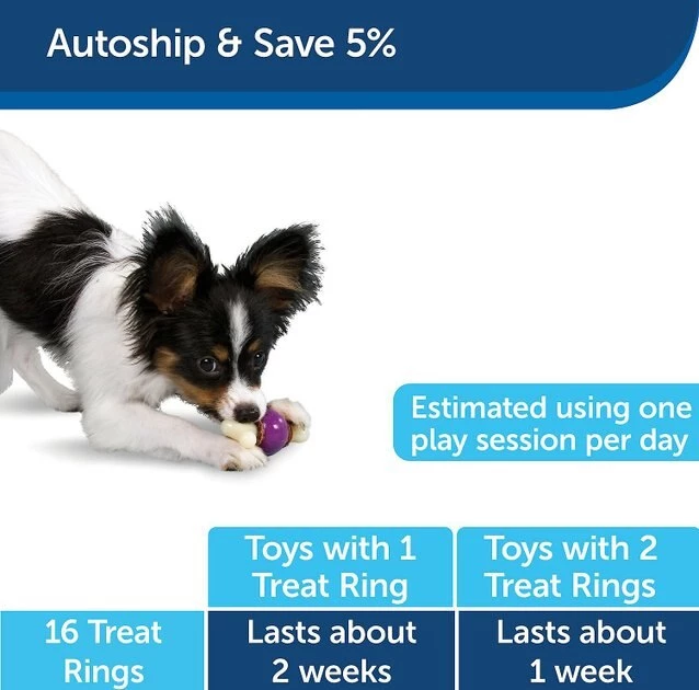 Busy Buddy Natural Rawhide Peanut Butter Rings Dog Treats 5 Busy Buddy Natural Rawhide Peanut Butter Rings Dog Treats - Image 5