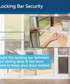 PetSafe Extreme Weather Sliding Glass Cat & Dog Door, White 10 PetSafe Extreme Weather Sliding Glass Cat & Dog Door, White -PetSafe Store 346450 PT3. SY630 V1637104332