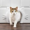 PetSafe Durable Interior Cat Door, Up to 20-lbs, ​​​​​​​White