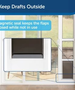 PetSafe Extreme Weather Sliding Glass Dog & Cat Door Replacement -PetSafe Store 370781 PT2. SY630 V1645808787