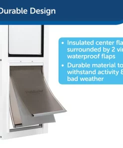 PetSafe Extreme Weather Sliding Glass Dog & Cat Door Replacement -PetSafe Store 370781 PT3. SY630 V1645808188