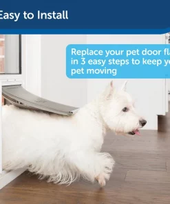PetSafe Extreme Weather Sliding Glass Dog & Cat Door Replacement -PetSafe Store 370781 PT4. SY630 V1645807594