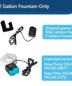 PetSafe Drinkwell Fountain Replacement Pump w/ Grommet Dog Fountain Pump, Black & Teal -PetSafe Store 531406 PT5. SY630 V1651201596