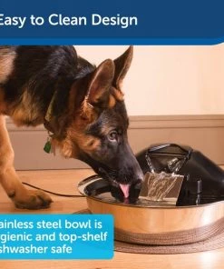 Drinkwell Zen Stainless Steel Dog & Cat Fountain -PetSafe Store 63132 PT4. SY630 V1590605461