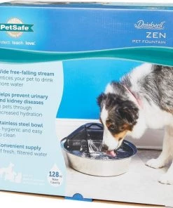 Drinkwell Zen Stainless Steel Dog & Cat Fountain -PetSafe Store 63132 PT7. SY630 V1545233221