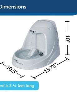 Drinkwell Platinum Plastic Dog & Cat Fountain 13 Drinkwell Platinum Plastic Dog & Cat Fountain -PetSafe Store 63134 PT5. SY630 V1616423794
