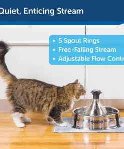 Drinkwell 360 Stainless Steel Pet Fountain 13 Drinkwell 360 Stainless Steel Pet Fountain -PetSafe Store 63138 PT4. SY630 V1616424693