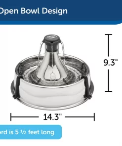 Drinkwell 360 Stainless Steel Pet Fountain 14 Drinkwell 360 Stainless Steel Pet Fountain -PetSafe Store 63138 PT5. SY630 V1616423515