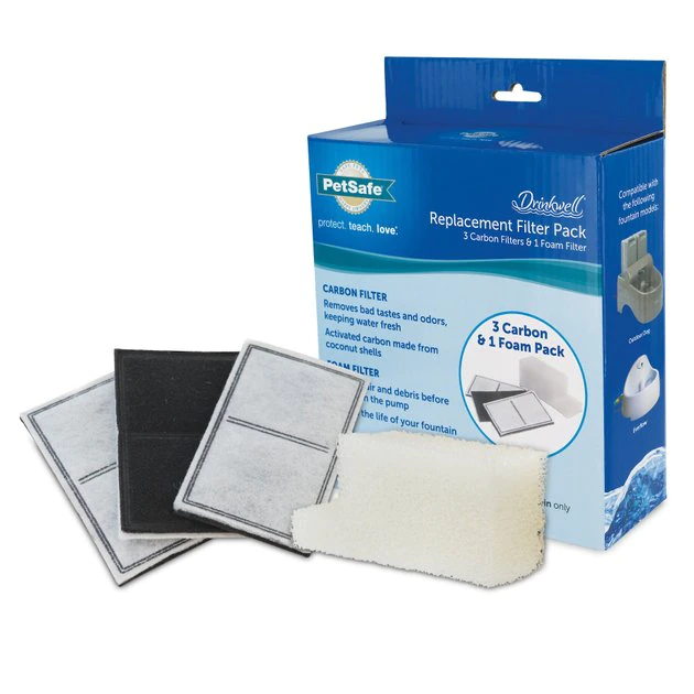 Drinkwell Outdoor Carbon & Foam Replacement Filter Combo Pack 1 Drinkwell Outdoor Carbon & Foam Replacement Filter Combo Pack