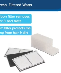 Drinkwell Outdoor Carbon & Foam Replacement Filter Combo Pack 8 Drinkwell Outdoor Carbon & Foam Replacement Filter Combo Pack -PetSafe Store 63156 PT2. SY630 V1626366727